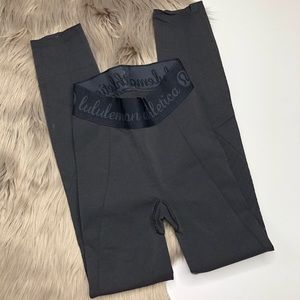 Lululemon Cotton Leggings Black Tights High Waist